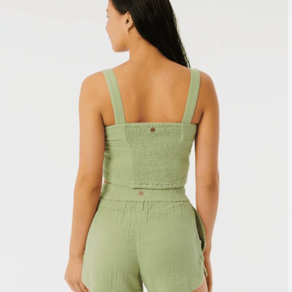 RIP CURL - NWT Premium Surf Tank - Mid Green - Size S - Picture 3 of 6